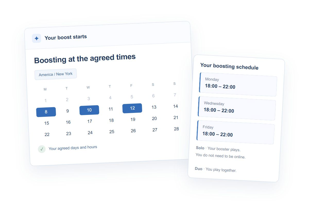 Deadlock boost schedule